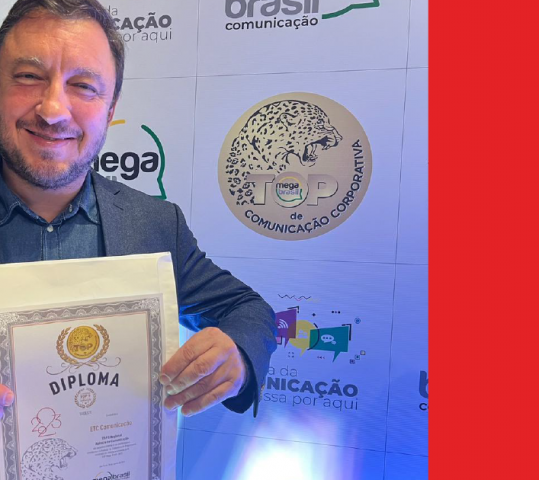 ETC Comunicação Empresarial recebe reconhecimento de Excelência no Prêmio Top Mega Brasil!